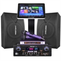 威斯汀Westding 118點(diǎn)歌機(jī)套裝評(píng)測 專業(yè)卡包設(shè)備打造家庭KTV高性價(jià)比之選